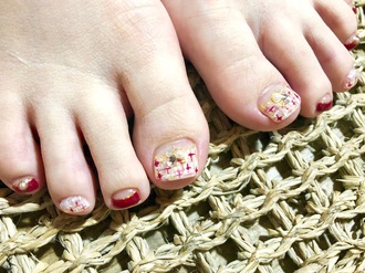 最近のフットネイル Part２ Niki Nail Blog Mili Hair Niki Hair Nail カフェ併設のおしゃれサロン 浜松