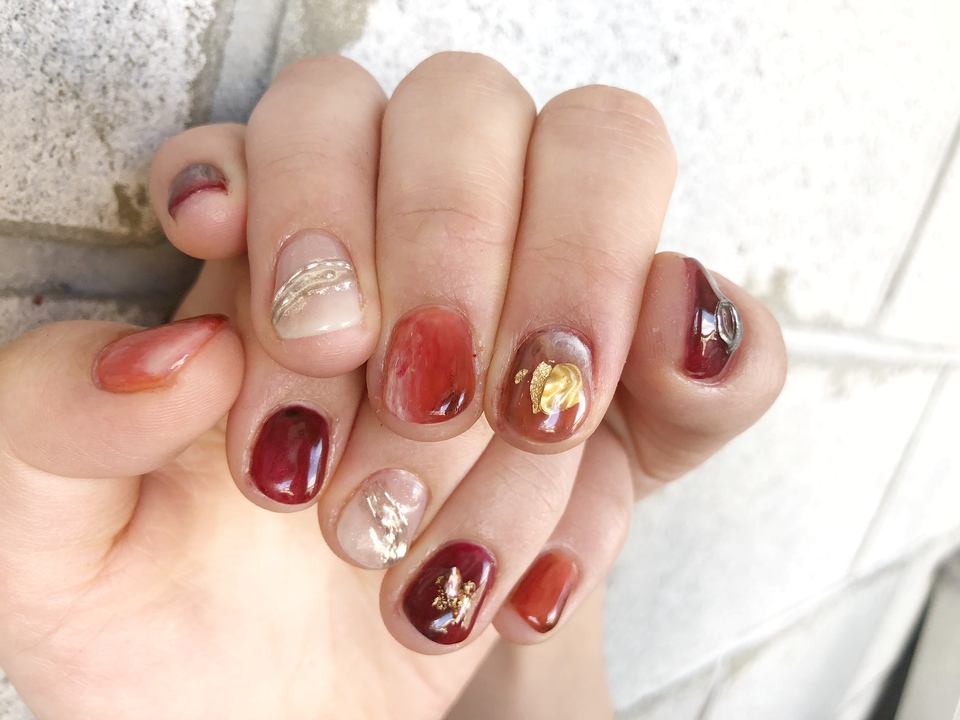 冬ネイル Niki Nail Blog Mili Hair Niki Hair Nail カフェ併設のおしゃれサロン 浜松