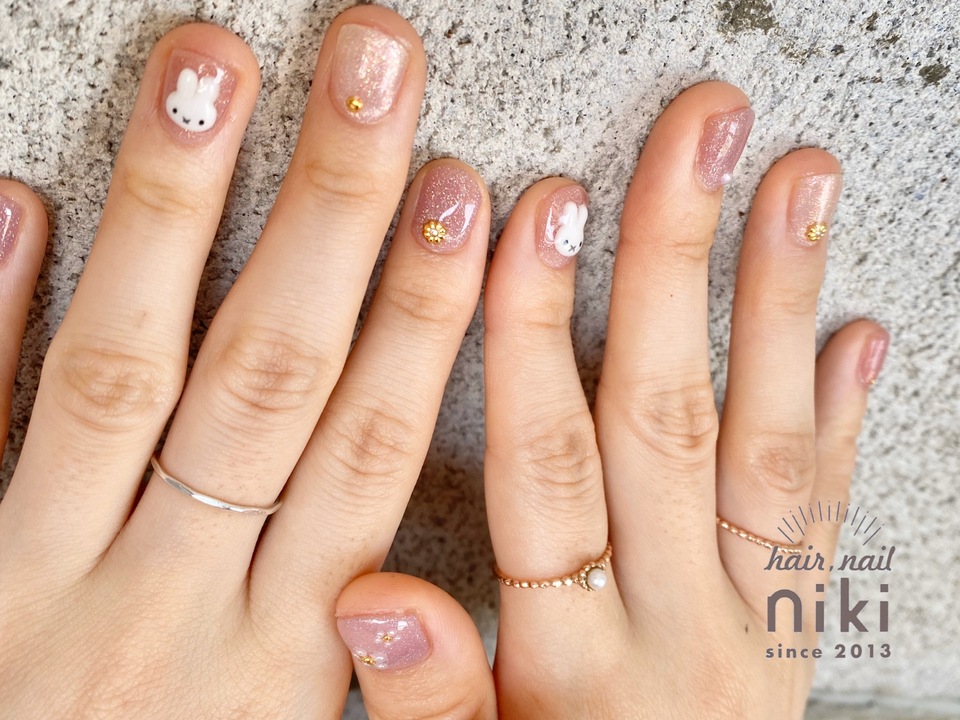 キャラクターネイル Niki Nail Blog Mili Hair Niki Hair Nail カフェ併設のおしゃれサロン 浜松